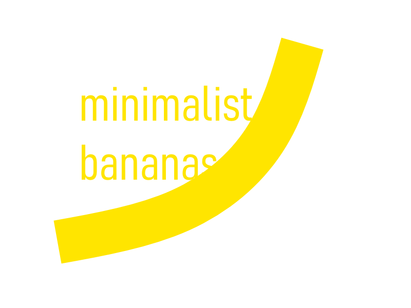minimalist bananas